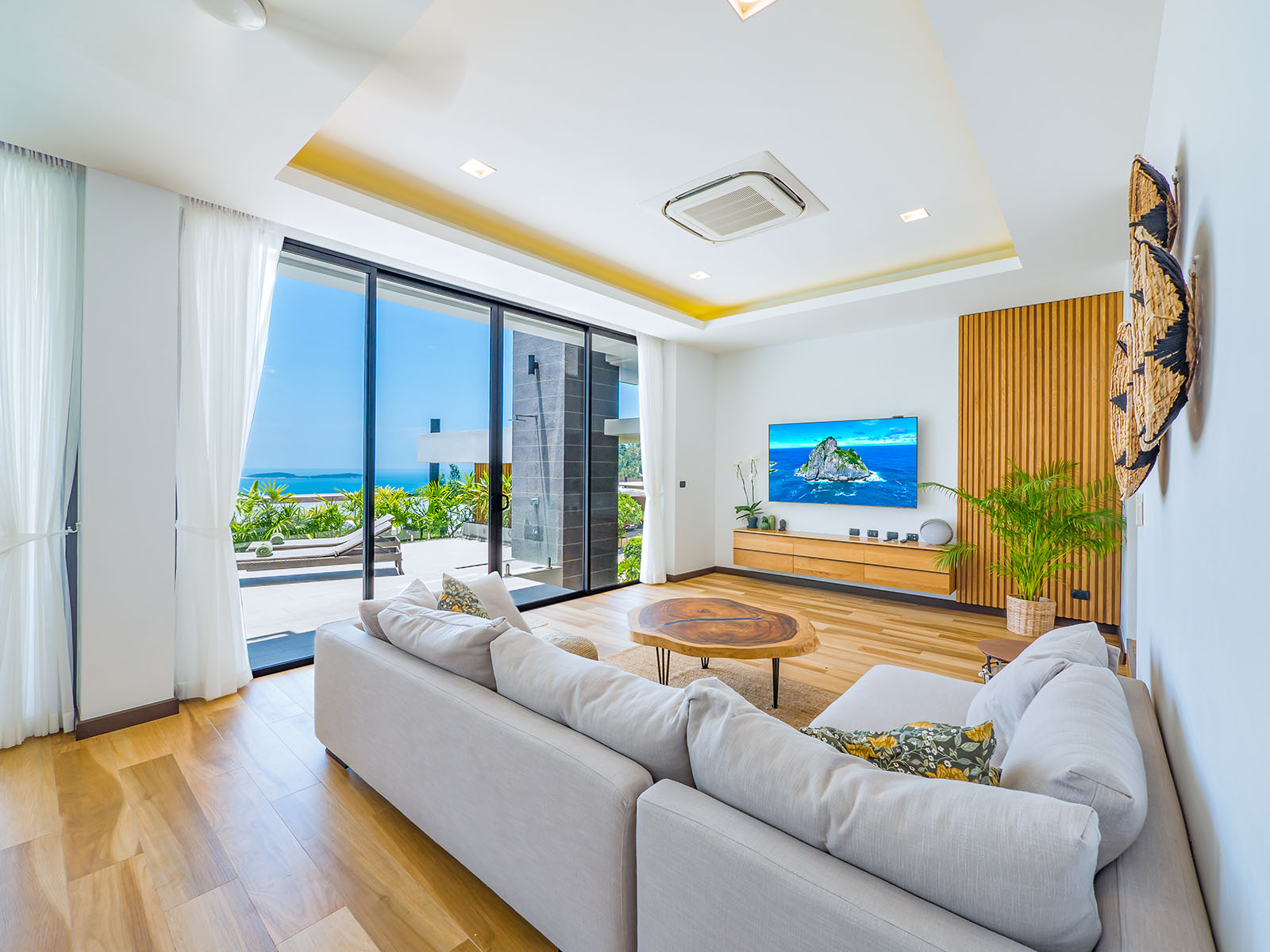 (PRICE REDUCED!) Verano Residence - Contemporary 3+1 Bedroom Seaview Pool Villa in Chaweng Noi for Sale