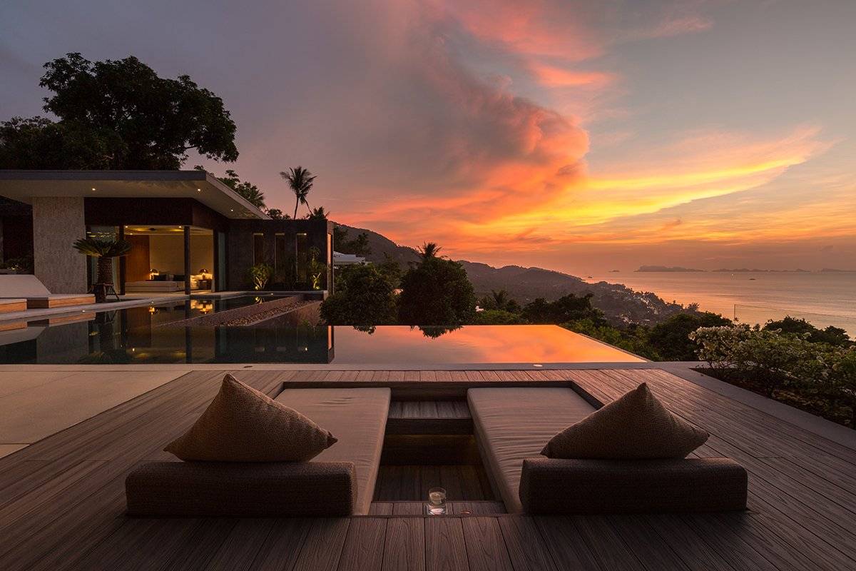 (SOLD) Villa Raku - World renowned designer four bedroom seaview villa for sale in Koh Samui