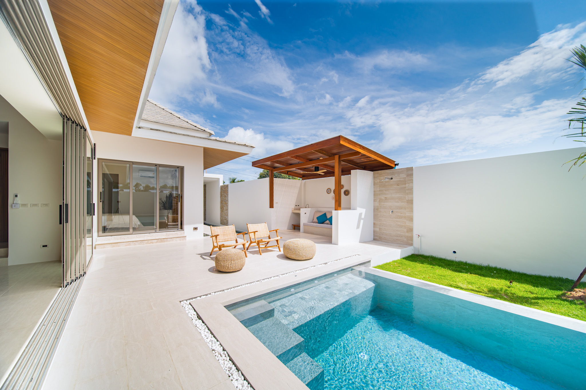 Villa Bocami - Balinese Beachside 3 Bedroom Garden Pool Villa in Bangrak for sale