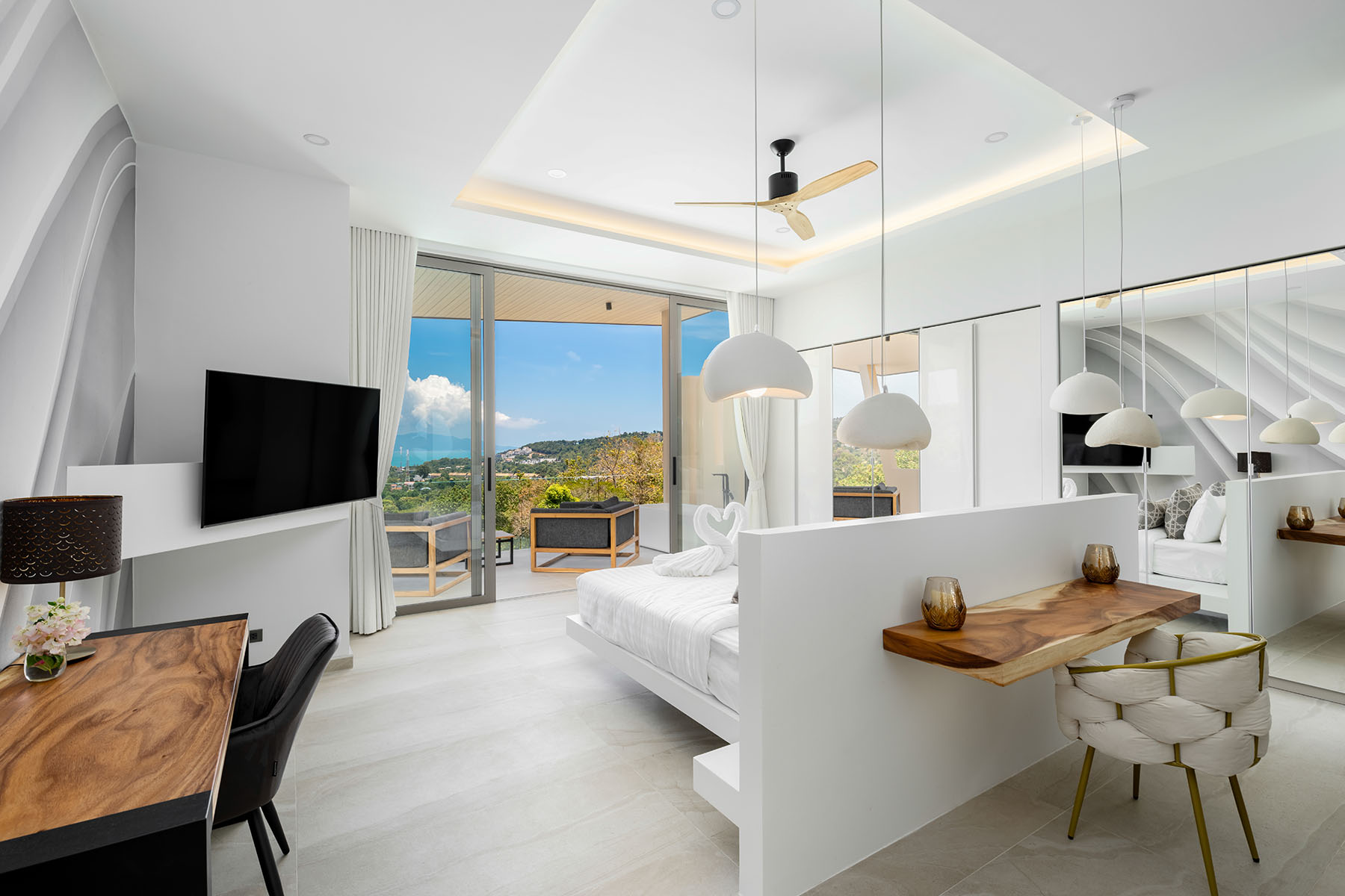 (SOLD) Villa Kelapa – Exquisite 4 Bedroom Seaview Pool Villa in Bophut for sale