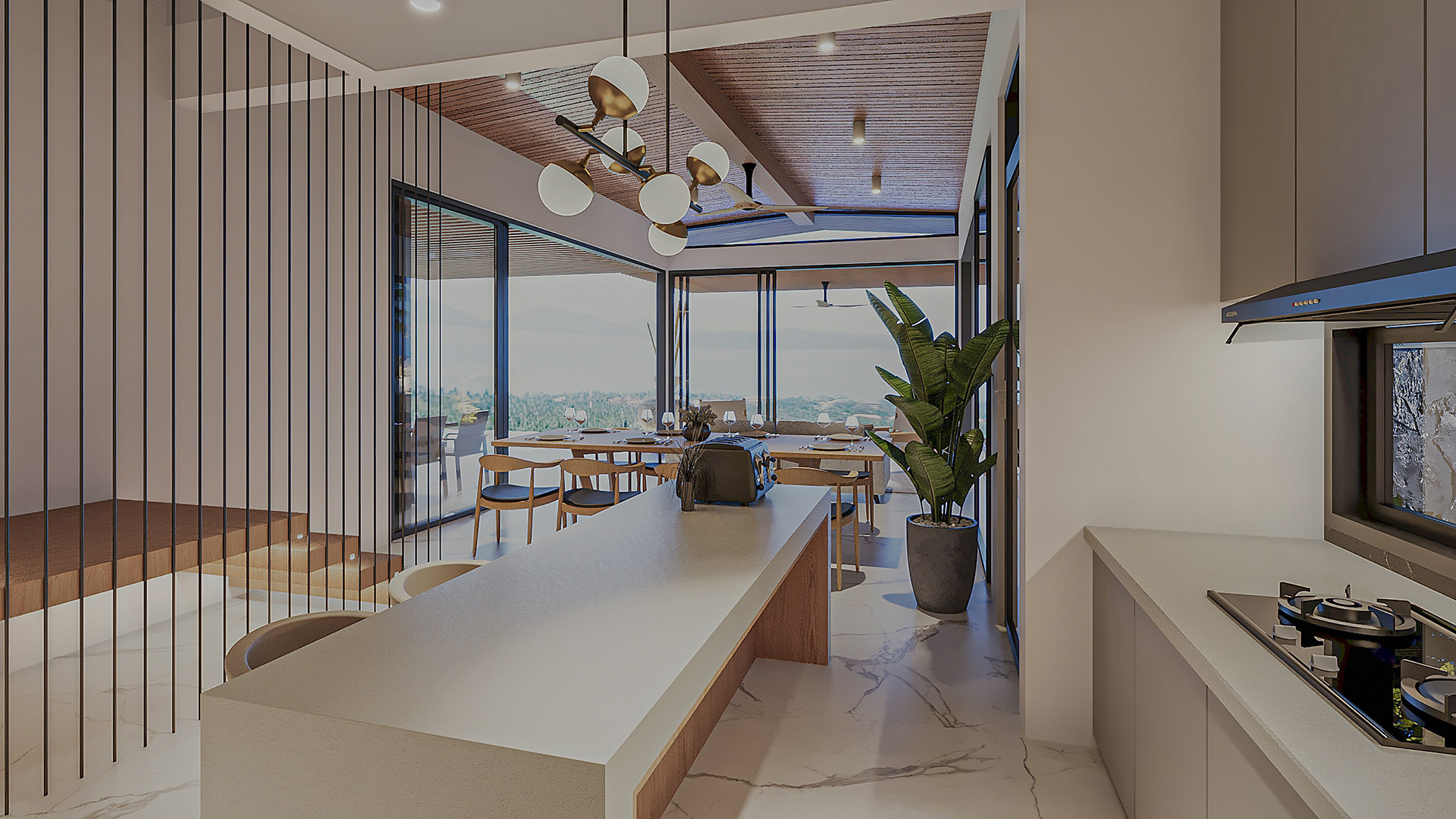 Sense 8 – Sensational 3 to 4 Bedroom Seaview Villa in Chaweng Noi for Sale