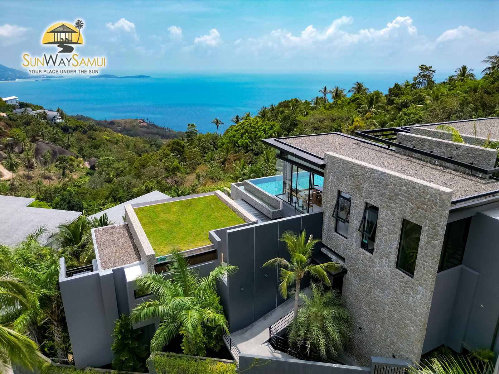 Keeree Tara Villa – Extraordinary 5 Bedroom Seaview Pool Villa in Chaweng Noi for sale