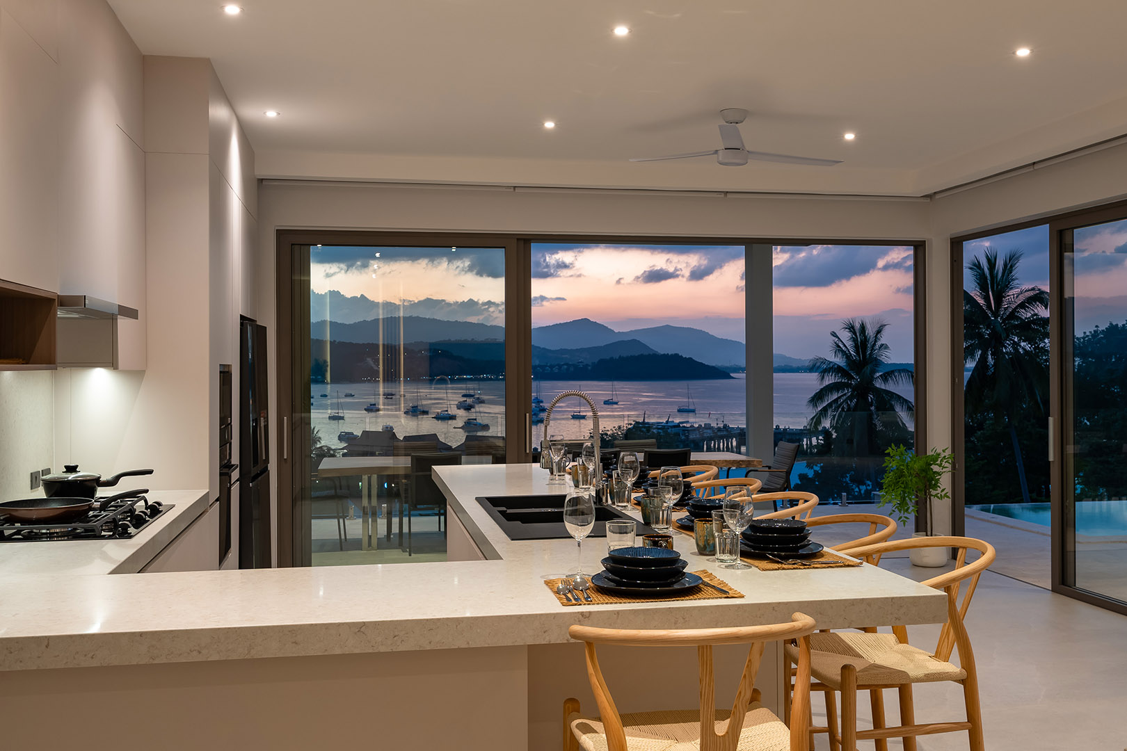 Bangrak Bayview - Sunset 4+1 Bedroom Seaview Pool Villa in Bangrak for Sale: Bangrak Bayview - Sunset 4+1 Bedroom Seaview Pool Villa in Bangrak for Sale