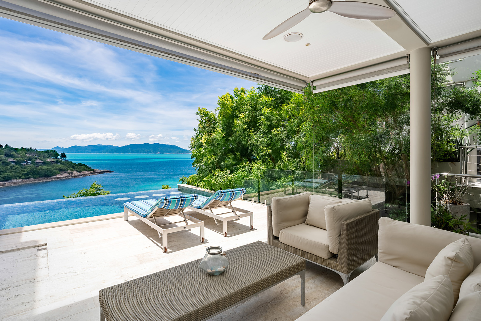 Nautical 4+1 Bedroom Seaview Semi-Detached Pool Villa in Plai Laem for sale