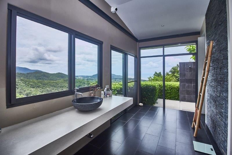 Architecturally Stunning Villa with Spectacular Ocean and Mountain View