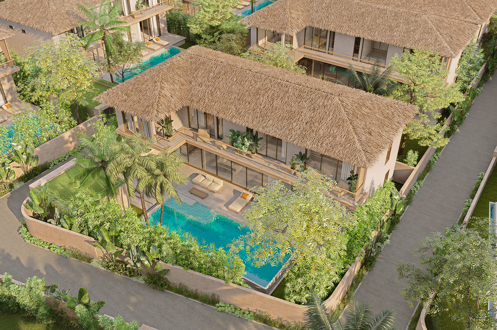 Pacific Noma – Beachside 4 to 5 Bedroom Garden Pool Villa in Maenam: Pacific Noma – Beachside 4 to 5 Bedroom Garden Pool Villa in Maenam