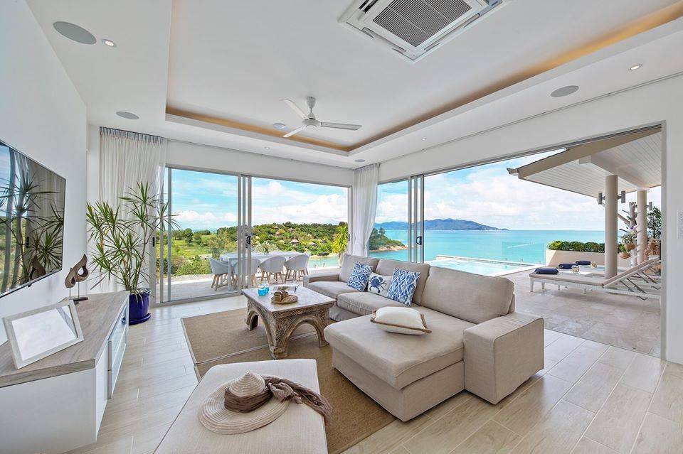 (SOLD) Elegant Contemporary 3 Bedroom Villa with Views Over Samrong Bay
