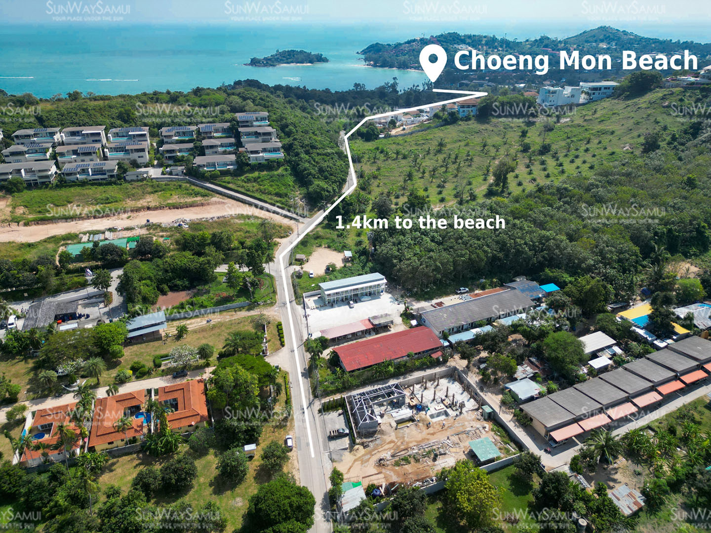 Sunset Village – Prime 2 to 3 Bedroom Garden Pool Villas in Choengmon for sale: Sunset Village – Prime 2 to 3 Bedroom Garden Pool Villas in Choengmon for sale