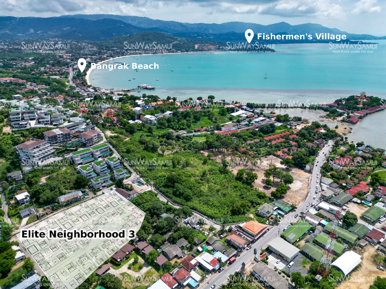 Elite Neighborhood 3 – 3 Bedroom Garden Pool Villa in Plai Laem for sale