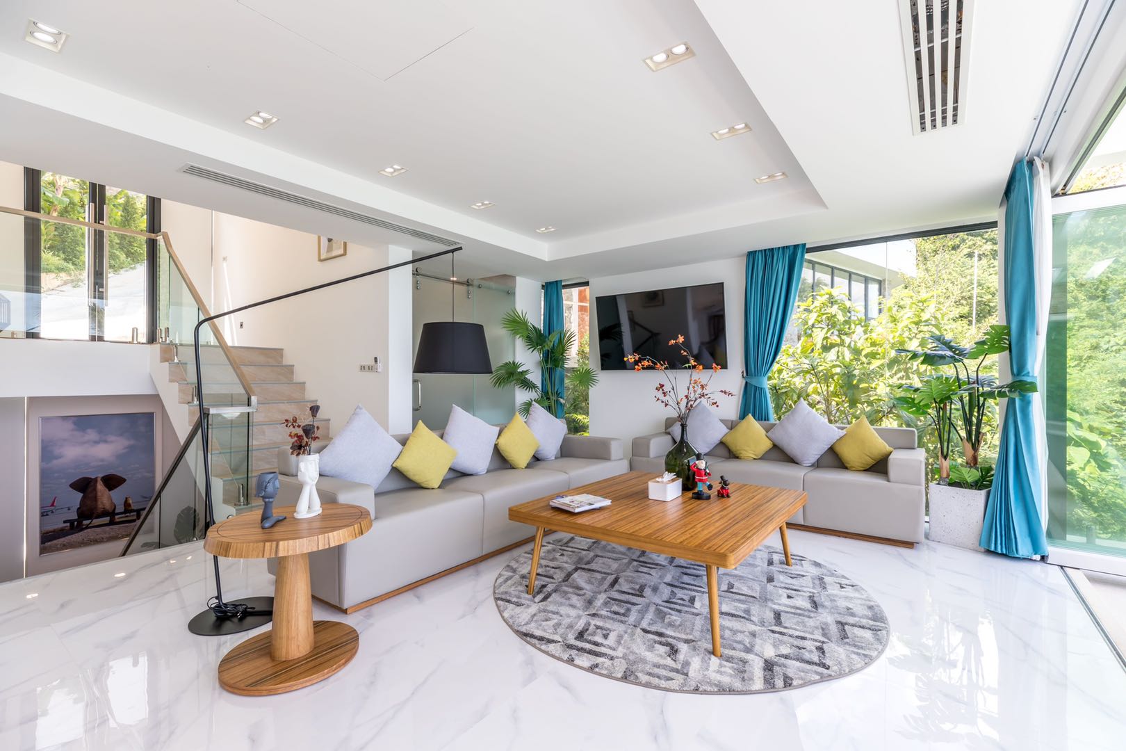 The Wave 2 - Modern 3 Bedroom Semi-Detached Seaview Pool Villa in Chaweng Noi for sale