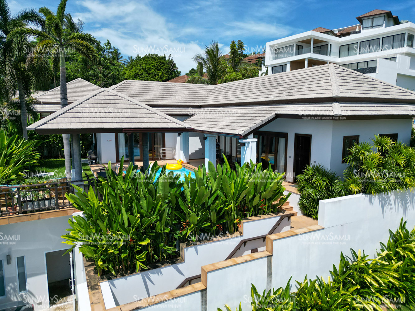 Villa Horizon 20 - Tropical 2 Bedroom Partial Seaview Pool Villa in Choengmon for sale