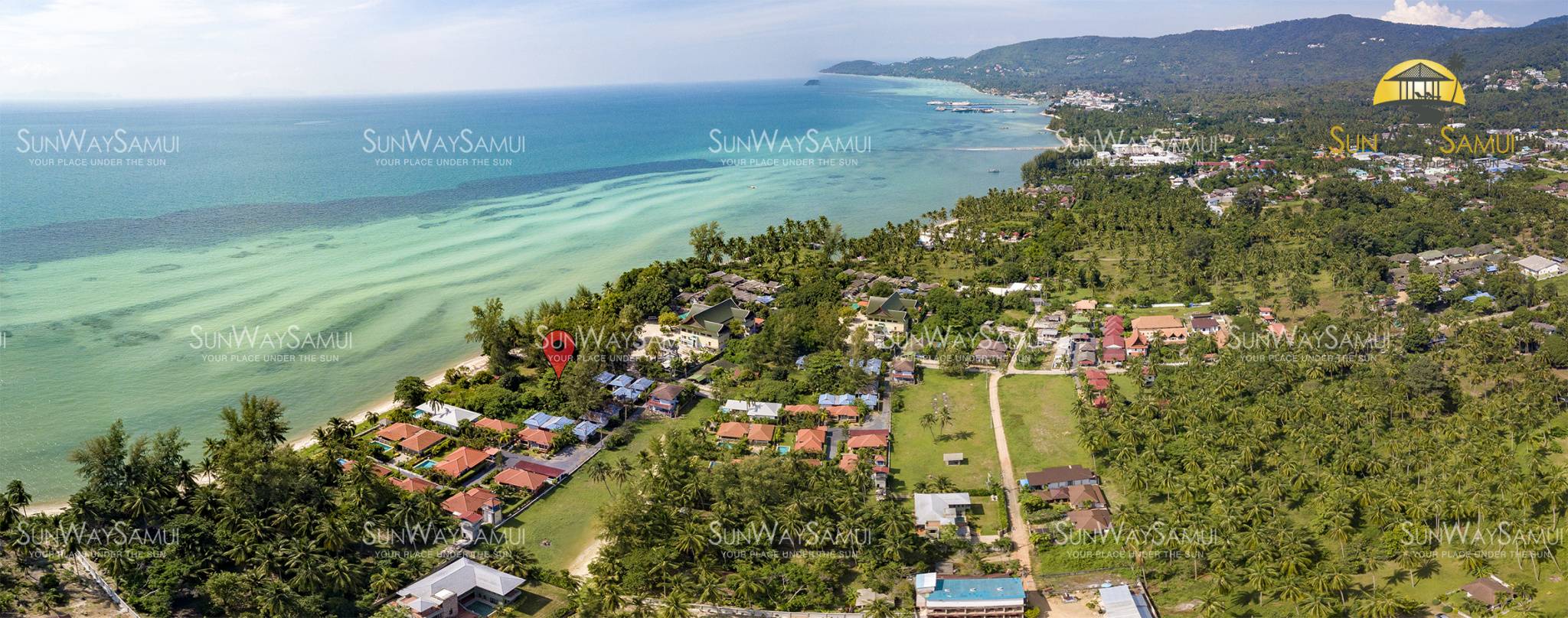 (SOLD) Beachfront Lipanoi land for sale with house and bungalows