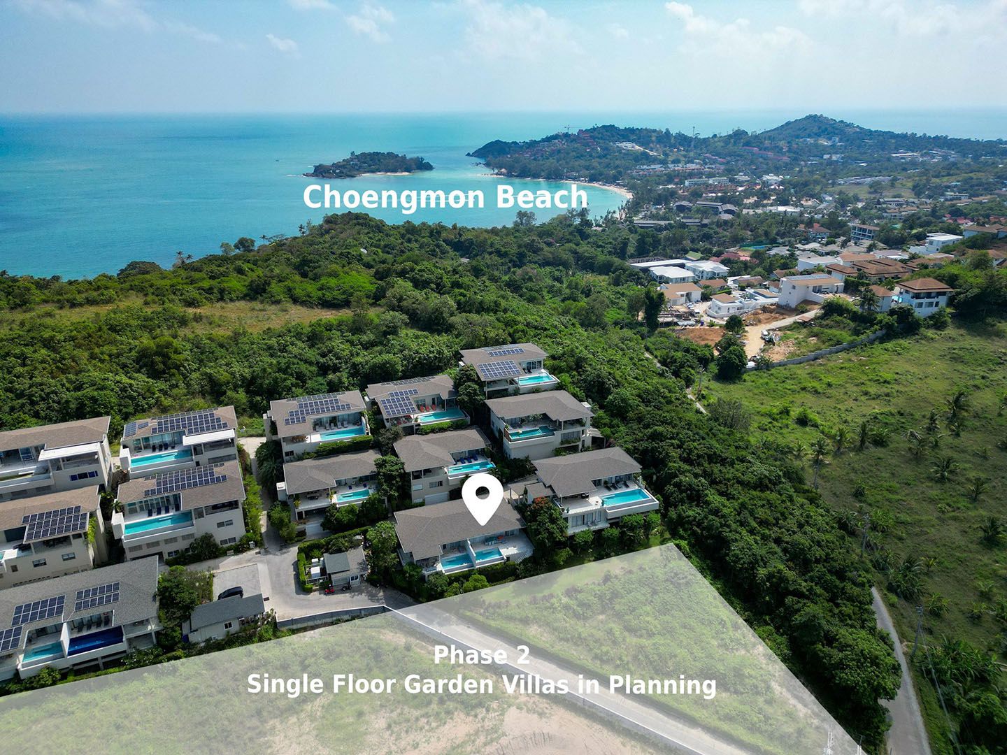Villa Ambience – 3 Bedroom Semi-Detached Seaview Pool Villa in Choengmon for sale: Villa Ambience – 3 Bedroom Semi-Detached Seaview Pool Villa in Choengmon for sale