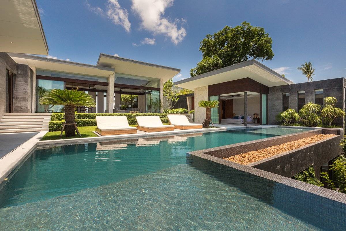 (SOLD) Villa Raku - World renowned designer four bedroom seaview villa for sale in Koh Samui