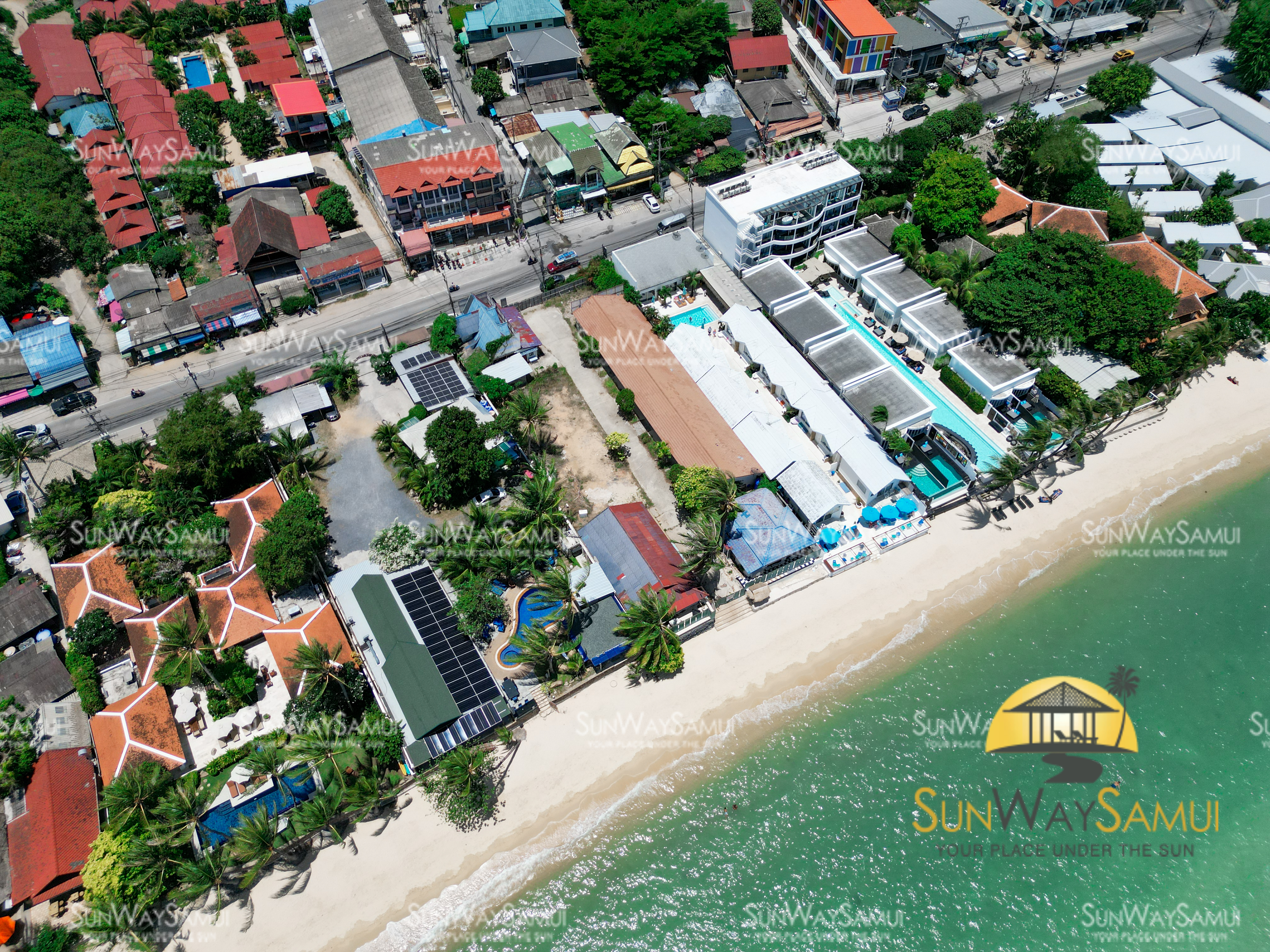 Prime 1584 sqm Beachfront Land in the middle of Bangrak for sale