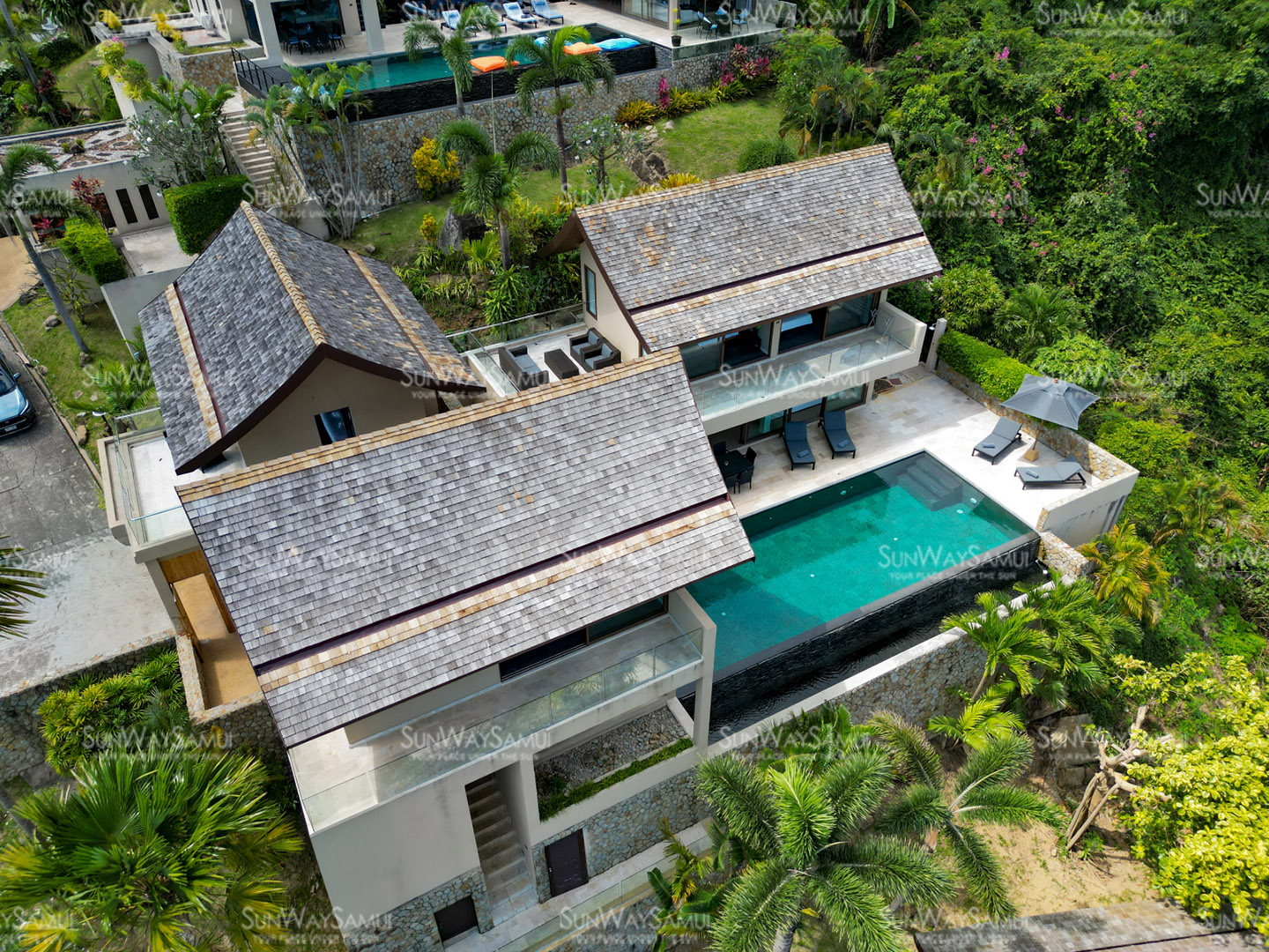 Rockwater Villa Enam – Timeless 4+1 Bedroom Seaview Pool Villa in Chaweng Noi: Rockwater Villa Enam – Timeless 4+1 Bedroom Seaview Pool Villa in Chaweng Noi