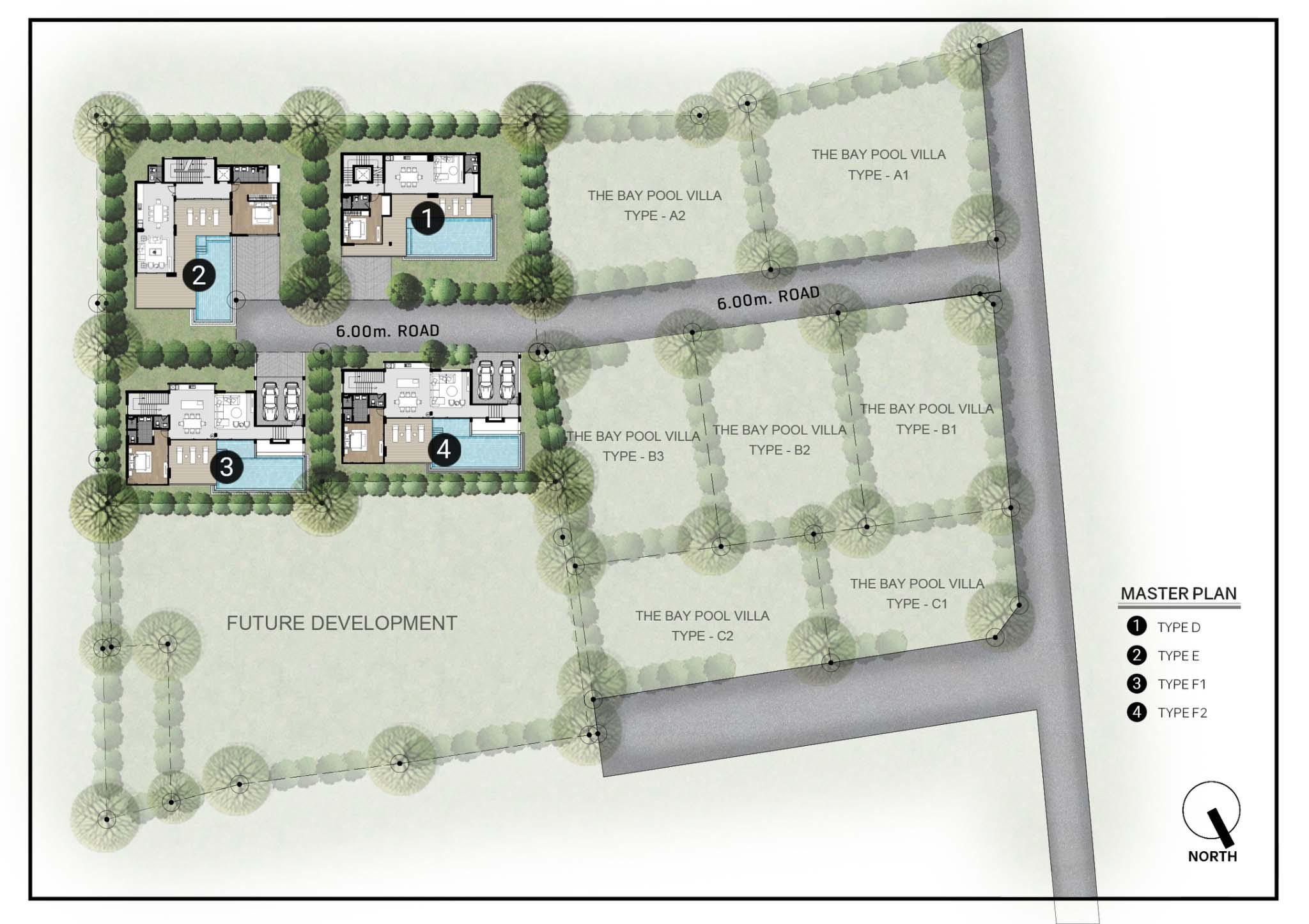 The Bay Pool Villas – 3 Bedroom Seaview Pool Villa in Big Buddha for sale