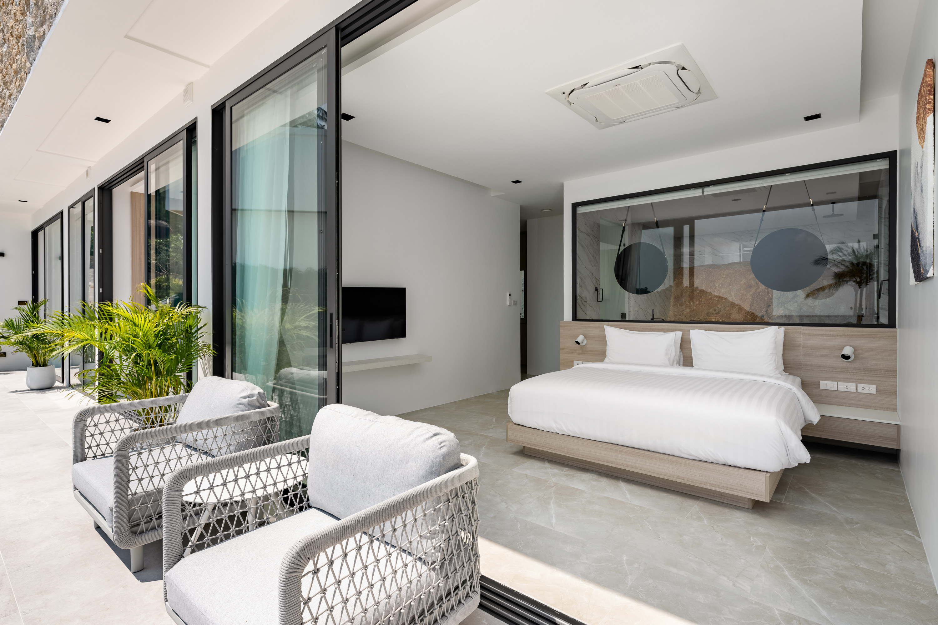 Villa Sea Stone - Masterpiece 3 Bedroom Seaview Pool Villa in Chaweng Noi: Villa Sea Stone — Masterpiece 3 Bedroom Seaview Pool Villa in Prestigious Chaweng Noi
