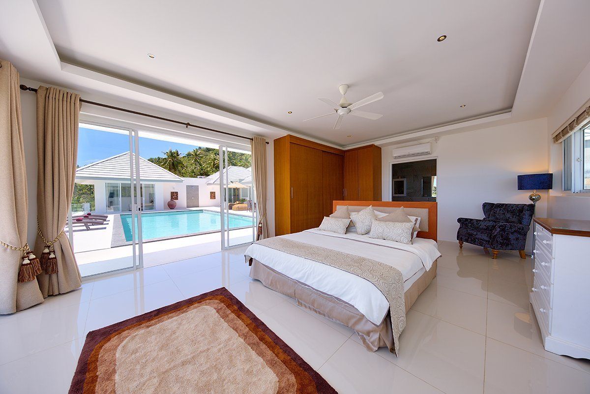 (SOLD) Villa White Lotus - Luxury 7 bedroom Seaview Villa in Maenam for sale
