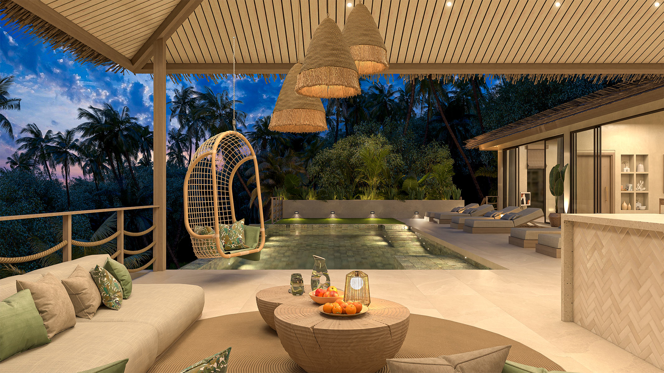 Pacific Sunset – Villa Java 4 Bedroom Seaview Pool Villa in Bang Makham for sale