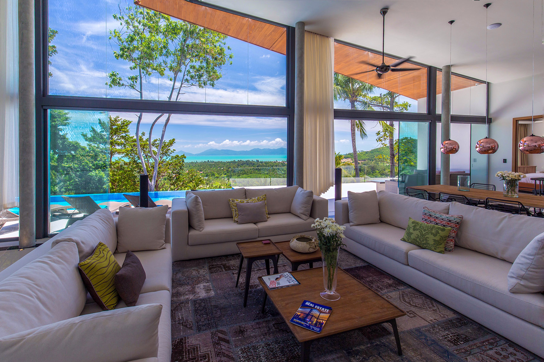 Azur Samui – Attractive 5 Bedroom Seaview Pool Villa in Maenam for sale