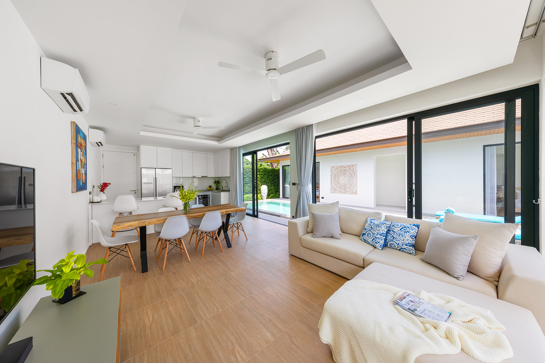 Villa Blue Horizon – 2 Bedroom Garden Pool Villa in Sunway Villas, Choeng Mon (A1)