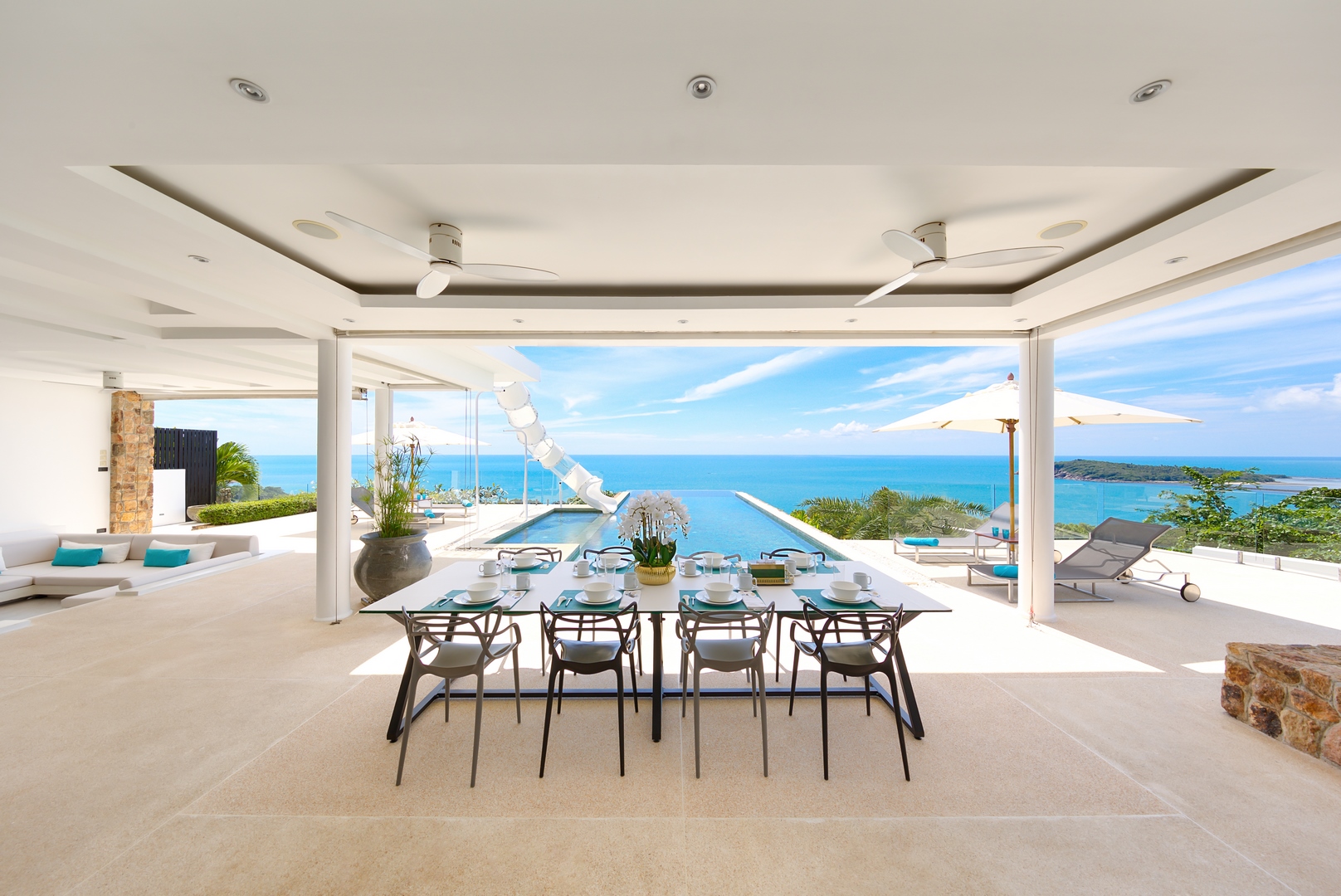 Villa Turquoise – Luxury 4 Bedroom Seaview Villa in North Chaweng for sale