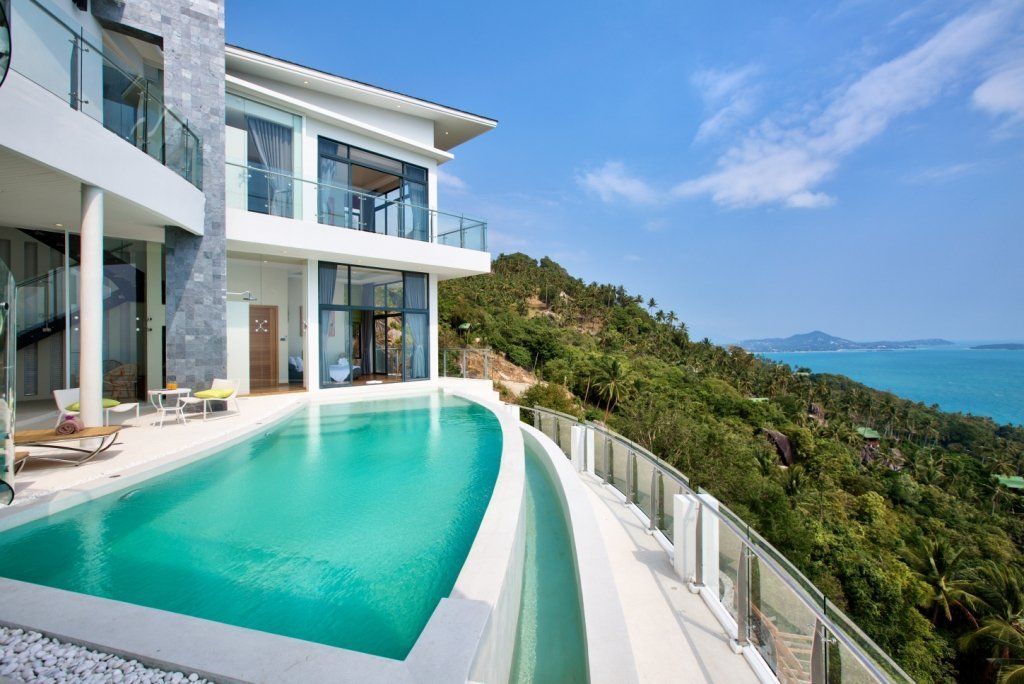 Villa Seawadee – Modern 4 Bedroom Seaview Pool Villa in Chaweng Noi for sale