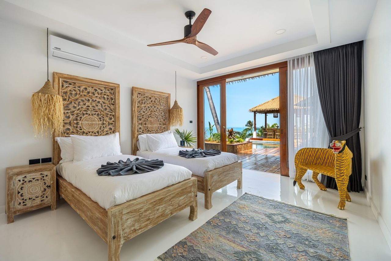 Authentik Villa – Balinese 5 Bedroom Seaview Pool Villa in Bophut: Authentik Villa – Balinese 5 Bedroom Seaview Pool Villa in Bophut