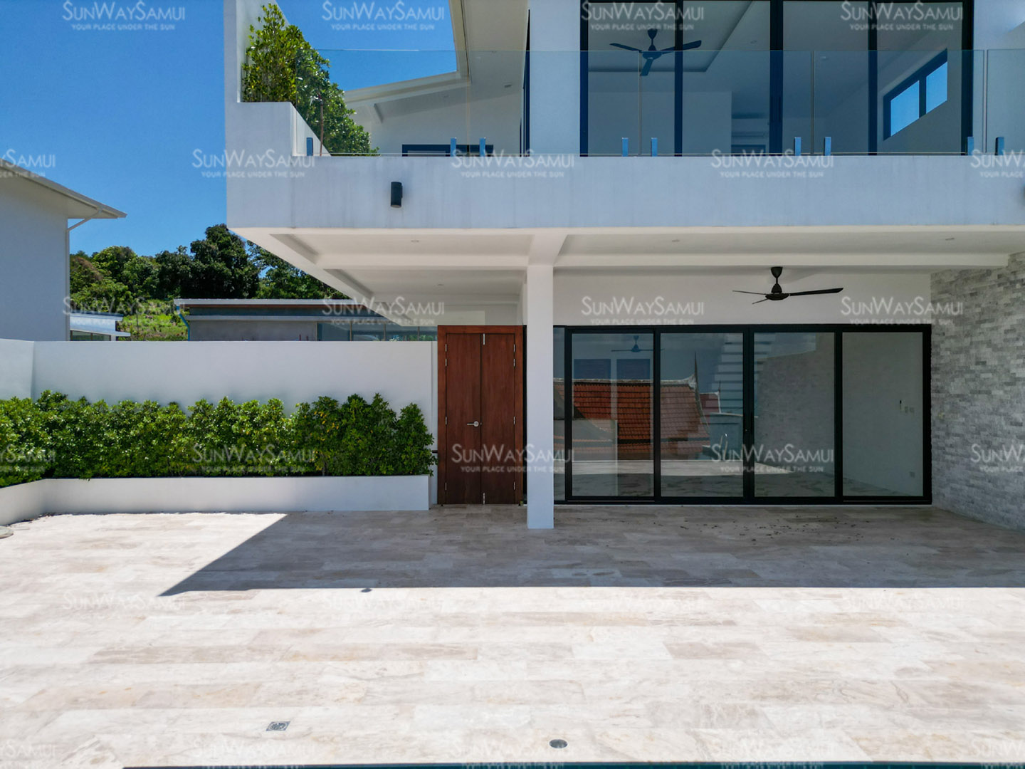 Villa Gabriela – Duplex Beachside Pool Villa with Partial Sea View in Choengmon for Sale