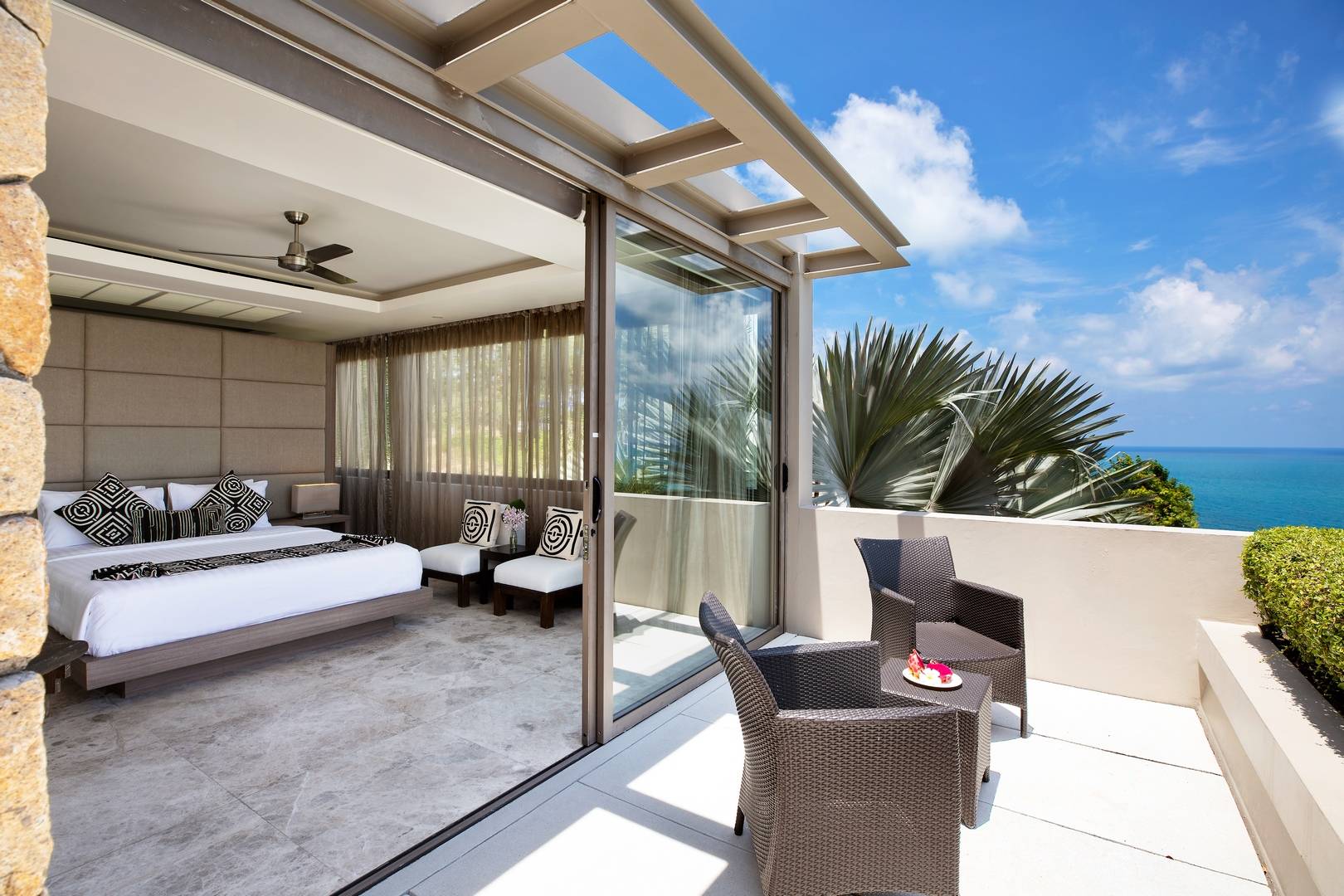 Napa Villa - Contemporary 4 Bedroom Seaview Pool Villa in North Chaweng for sale