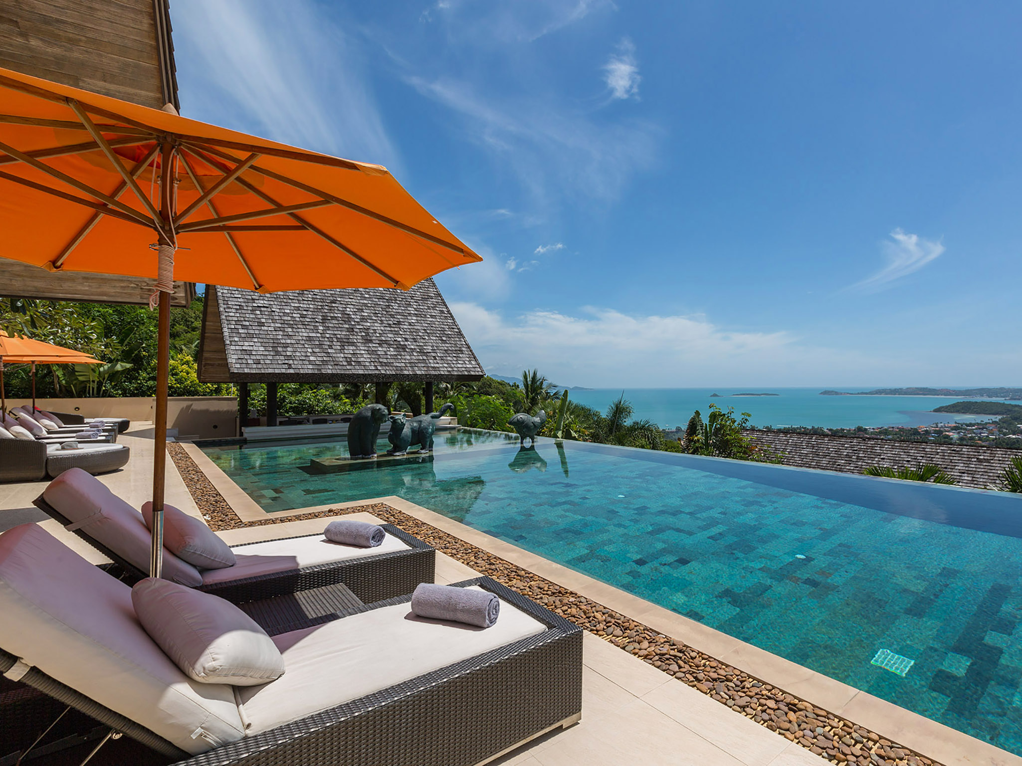 Panacea Retreat – 4 to 5 Bedroom Seaview Pool Villa in Bophut for sale
