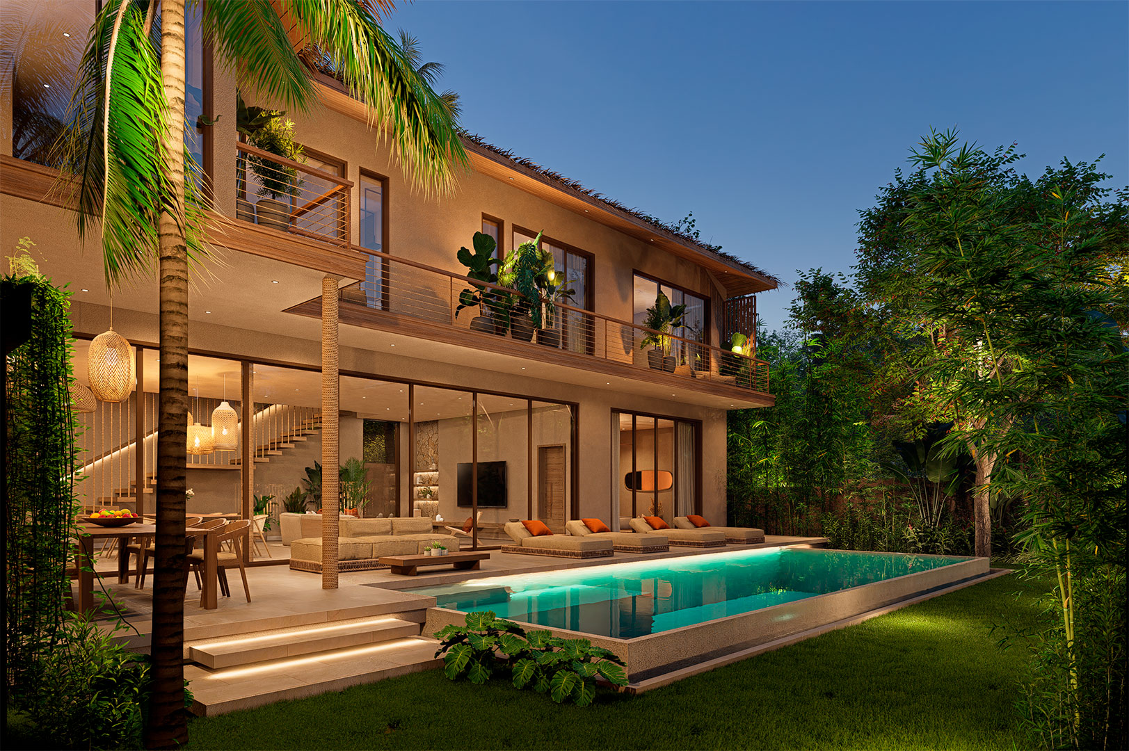 Pacific Noma – Beachside 4 to 5 Bedroom Garden Pool Villa in Maenam: Pacific Noma – Beachside 4 to 5 Bedroom Garden Pool Villa in Maenam