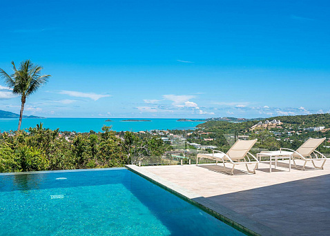 Reduced in price! 2 bedroom sea view villa for sale in Bophut Hills. Villa "Reduced in price! 2 bedroom sea view villa for sale in Bophut Hills. " 2 bedrooms, 2 showers, private pool, sea view, district Bophut, sale for 8 950 000 baht