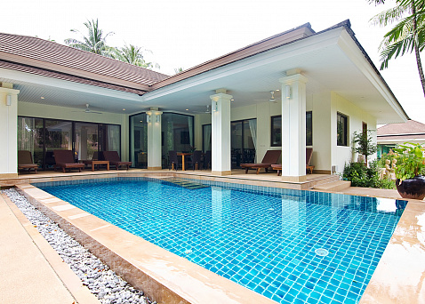 Baan Leelavadee - spacious 3 bedroom family villa for sale in Maenam Villas "Baan Leelavadee - spacious 3 bedroom family villa for sale in Maenam" 3 bedrooms, 3 showers, garden, private pool, district Maenam,