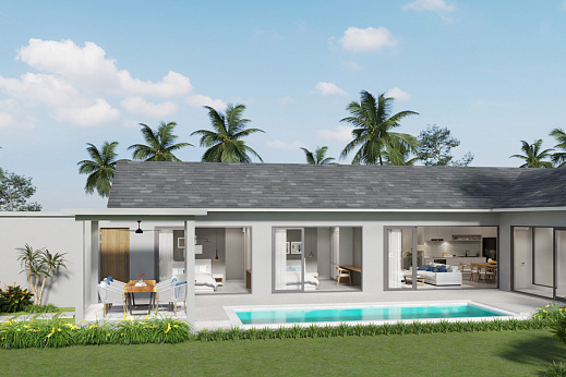 Villas "Hideaway 3 Bedroom Garden Pool Villa in Bophut for sale " 3 bedrooms, garden, private pool, district Bophut, sale for 10 990 000 baht