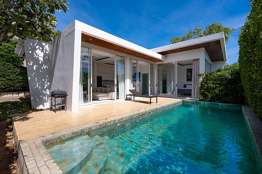 Villas "Villa Panoramic – Modern 2 Bedroom Garden Pool Villa in Chaweng for sale" 2 bedrooms, garden, private pool, sea view, district Chaweng, sale for 7 500 000 baht