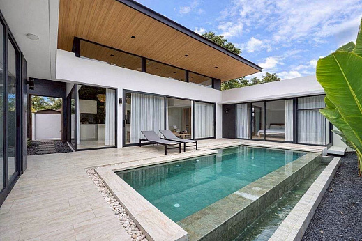 Villas "The Peak Pool Villa – Beach Access 3 Bedroom Pool Villa in Bang Por for sale" 3 bedrooms, garden, private pool, walking distance to the beach, district Bang Por, sale for 12 900 000 baht