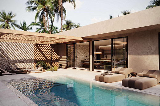 Villas "Nadi Villa – Leasehold Mediterranean 3 Bedroom Garden Pool Villa in Chaweng" 3 bedrooms, garden, private pool, sea view, district Chaweng, sale for 9 600 000 baht