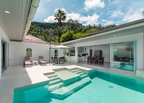 Coconut Grove 2 Bedroom Pool Villa + Studio Apartment in Lamai for sale Villas "Coconut Grove 2 Bedroom Pool Villa + Studio Apartment in Lamai for sale" 2 bedrooms, 3 showers, garden, private pool, district Lamai,