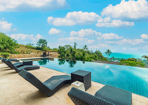 Two-bedroom Sea View Townhouse – Chaweng Villas "Two-bedroom Sea View Townhouse – Chaweng" 2 bedrooms, 1 shower, sea view, district Chaweng,