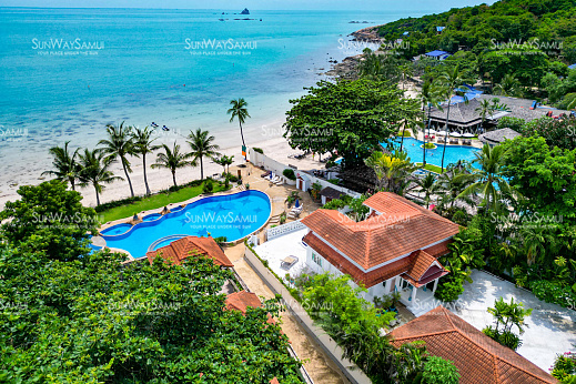 Villas "Tongson Beachfront Villa – 3 Bedroom Beachfront Villa in Tongson Bay for Sale" 3 bedrooms, beachfront, garden, walking distance to the beach, district Thongson Bay, sale for 35 000 000 baht