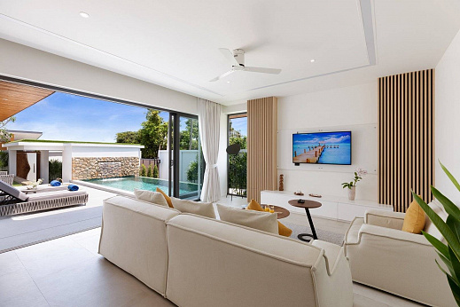 Villas "Villa Moonlight - 2 Bedroom Garden Pool Villa in Sunway Villas, Choeng Mon (A5) " 2 bedrooms, garden, gym, private pool, walking distance to the beach, district Choeng Mon, sale for  baht