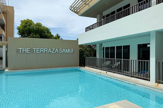 Condominiums "The Terraza Condominium – Foreign Freehold 1 Bedroom Pool Access Unit in Lamai for sale" 1 bedrooms, garden, gym, walking distance to the beach, district Lamai, sale for 7 900 000 baht