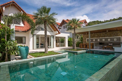 Villas "High Quality 3 Bedroom Garden Pool Villa near Big C Bophut for Sale" 3 bedrooms, garden, private pool, district Bophut, sale for 15 250 000 baht