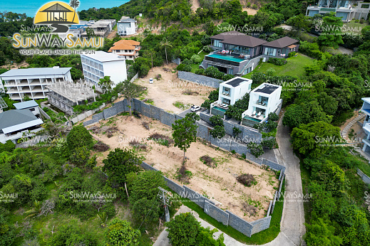 Land "Prime Development Land Plots in Plai Laem Soi 8 – Ready for Immediate Construction" sea view, walking distance to the beach, district Plai Laem, sale for 19 000 000 baht