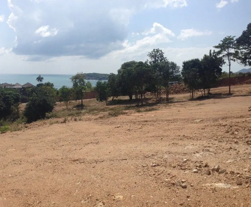 Several adjoining plots with sea views for sale (Chaweng)