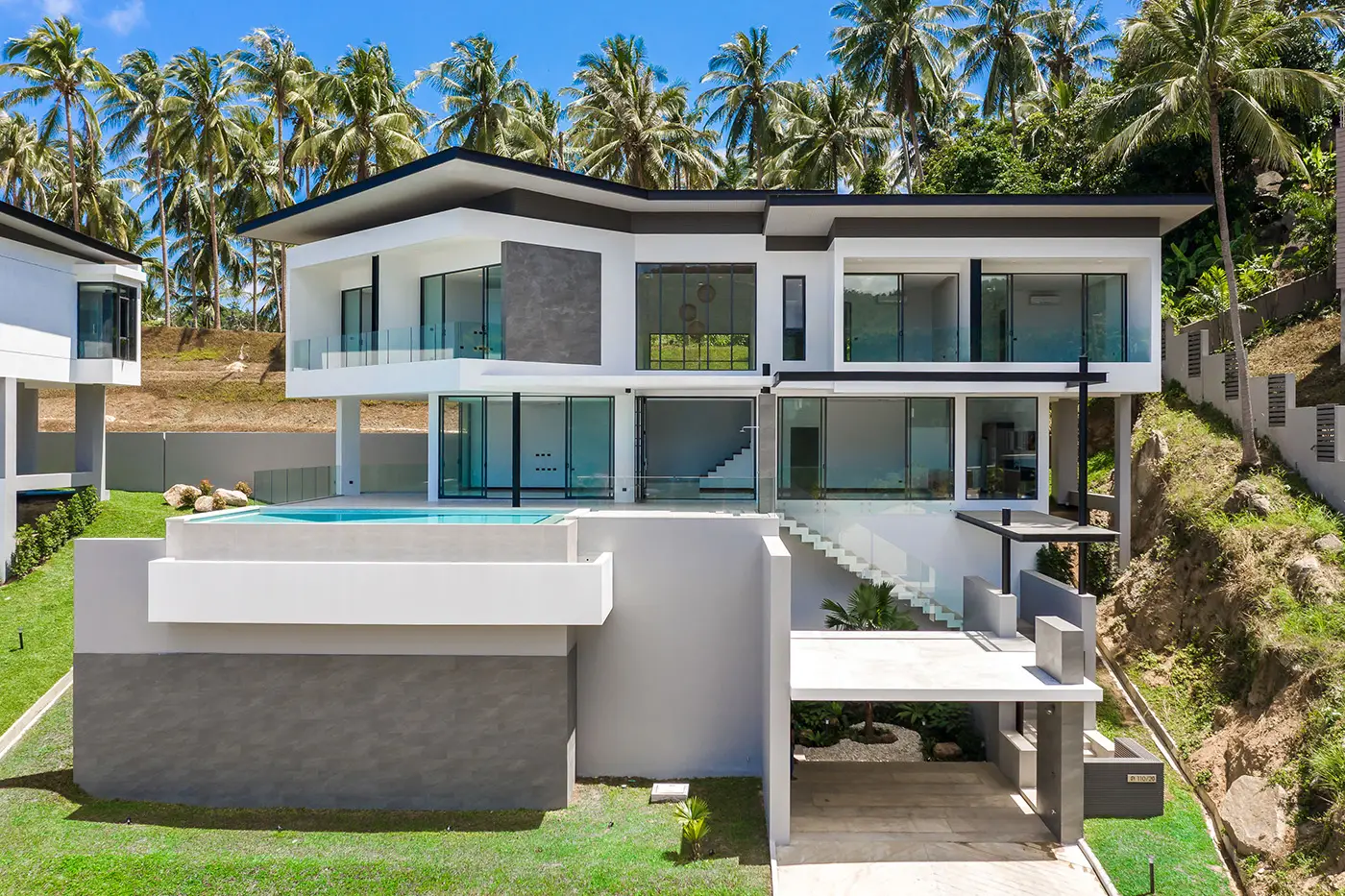 Verano Residence - Contemporary 4+1 Bedroom Seaview Pool Villa in Chaweng Noi for Sale: Contemporary 4+1 Bedroom Seaview Pool Villa in Chaweng Noi for Sale