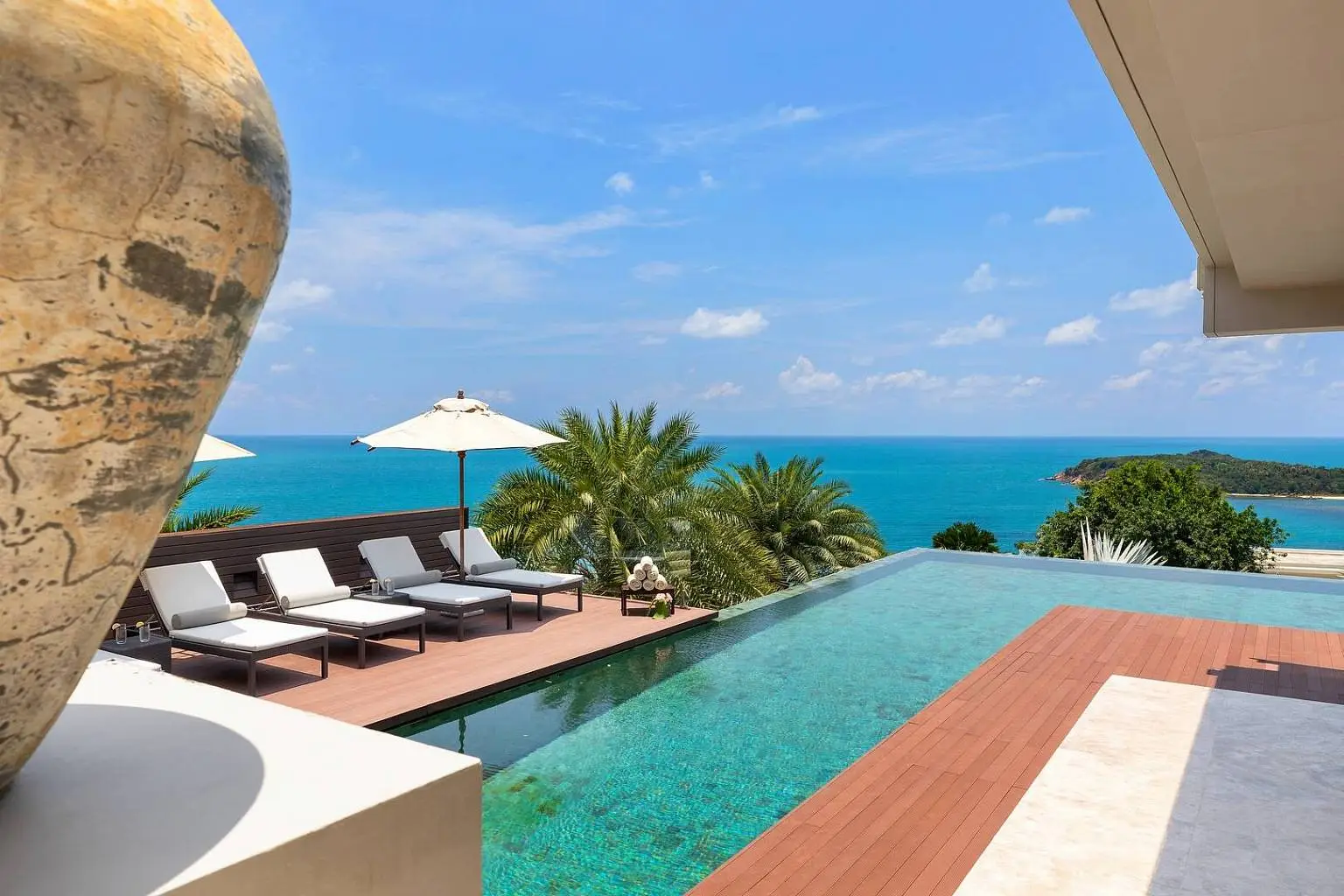 Napa Villa - Contemporary 4 Bedroom Seaview Pool Villa in North Chaweng for sale