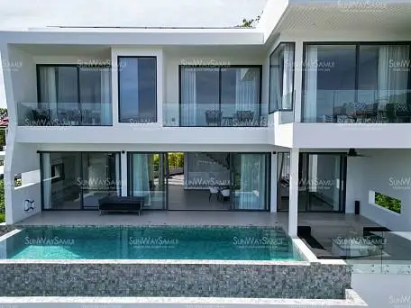 Villa AAA – Brand New 3+1 Bedroom Seaview Pool Villa in Bang Por for sale Villas "Villa AAA – Brand New 3+1 Bedroom Seaview Pool Villa in Bang Por for sale" 3 bedrooms, 4 showers, garden, gym, private pool, sea view, district Bang Por,